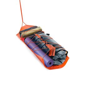 VEVOR Deer Drag Sled, 72.8 x 22.8 in, 550lbs Heavy Duty Yard Utility Sled, Tear-Resistant PE Drag Glider Mat with Ropes & Handle