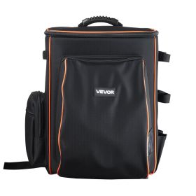 VEVOR Welding Backpack, 35.6L Welder Backpack for Tools and Helmet, 600D Polyester Extreme Gear Pack with Helmet Catch Bag