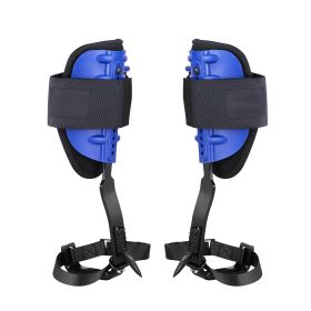 VEVOR Tree Climbing Spikes Set, Height-Adjustable Tree Climbing Gear with Straps & Waist Harness, 350 lbs Load Capacity