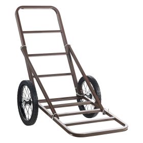 VEVOR Deer Cart, 300 LBS Capacity Folding Game Cart, Deer Cart Game Hauler with Big Rubber Wheels & Ergonomic Handle, Heavy-Duty Game Cart Access