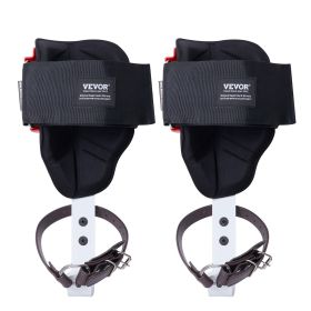 VEVOR Tree Climbing Spikes, 1 Pair Aluminum Climbing Spurs, 350lbs Load Capacity Tree Climbing Gear with Straps and Spike Protectors