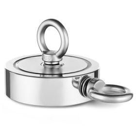 VEVOR Magnet Fishing Kit, 1400 LBS/635 Kg Double-Sided Pulling Force Magnet Fishing Kit