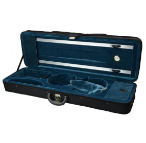 Black Square Violin Case With Thermometer And Buckle (Option: Black)
