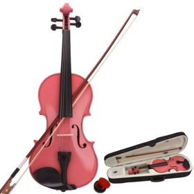 Pink Violin And Box Bow Rosin (Option: Pink)