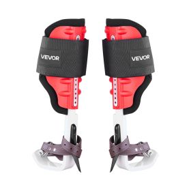 VEVOR Tree Climbing Spikes Set, Height-Adjustable Tree Climbing Gear with Straps & Spike Protectors, 350 lbs Load Capacity (Leg Rod Material: Aluminum, Tie Style: Full-Protection Model)