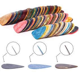 150 Pcs Guitar Picks Sampler Value Pack, Includes Thin, Medium & Heavy Gauges 3 Sizes For Bass Electric Ukulele Acoustic Guitars Ukulele (Option: Random color)